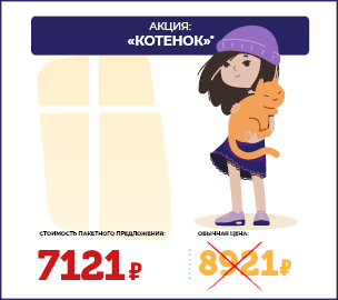 Позаботьтесь о здоровье вашего котенка со скидкой 20%. Программа диспансеризации «Котенок»